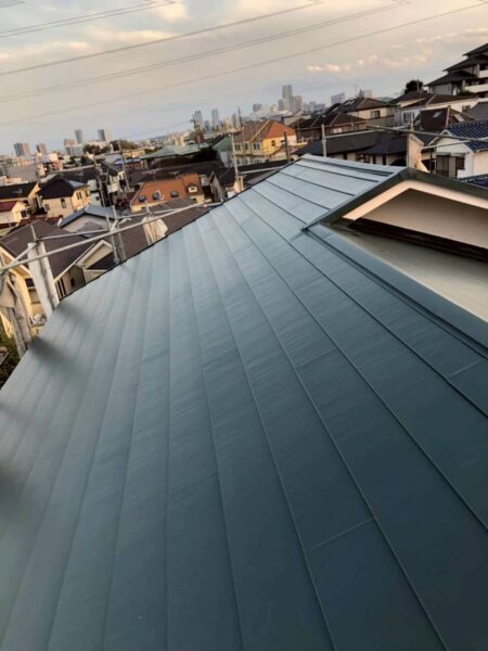 川崎市にて屋根修理〈台風後のメンテナンス工事〉の施工後写真